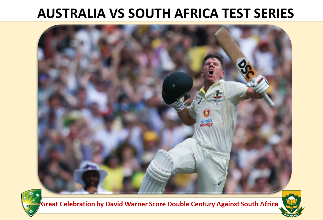 David Warner And His Hundredth Test match | Double Hundred By Warner Against South Africa