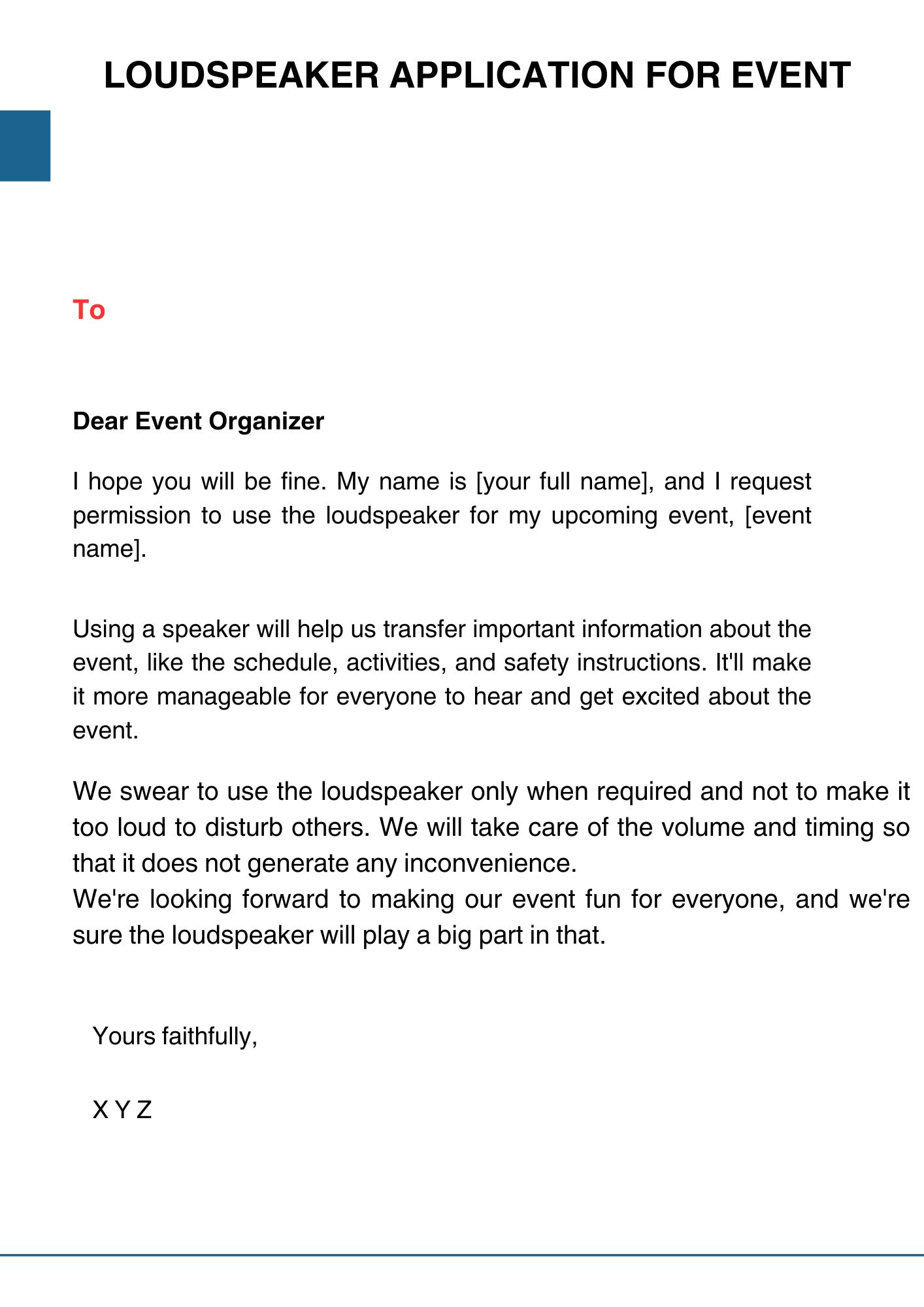 Loudspeaker Applications For Event