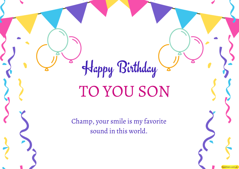 Precious Heart Touching Birthday Quotes for Son